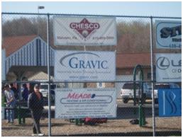 Glenmoore Eagle Little League Gravic Banner